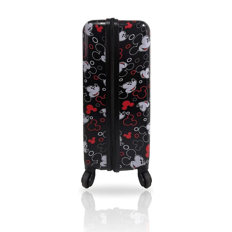 Fast Forward Mickey Mouse Luggage, Kid Suitcases for Toddlers, 20 Inch Hard-Sided Tween Spinner Luggage for Boy, Kids Carry-On Luggage with Wheels