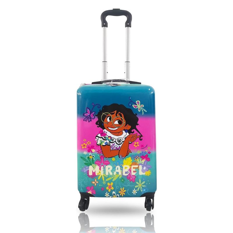 Fast Forward Encanto Luggage, Kid Suitcases for Toddlers, 20 Inch Hard-Sided Tween Spinner Luggage for Girls, Kids Carry-On Luggage with Wheels