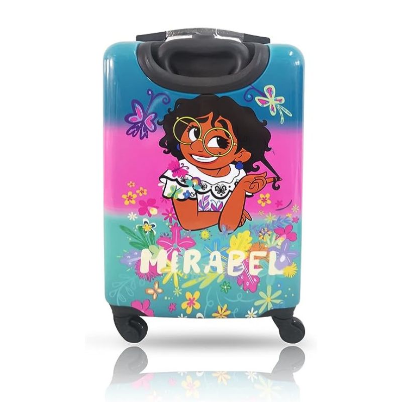 Fast Forward Encanto Luggage, Kid Suitcases for Toddlers, 20 Inch Hard-Sided Tween Spinner Luggage for Girls, Kids Carry-On Luggage with Wheels