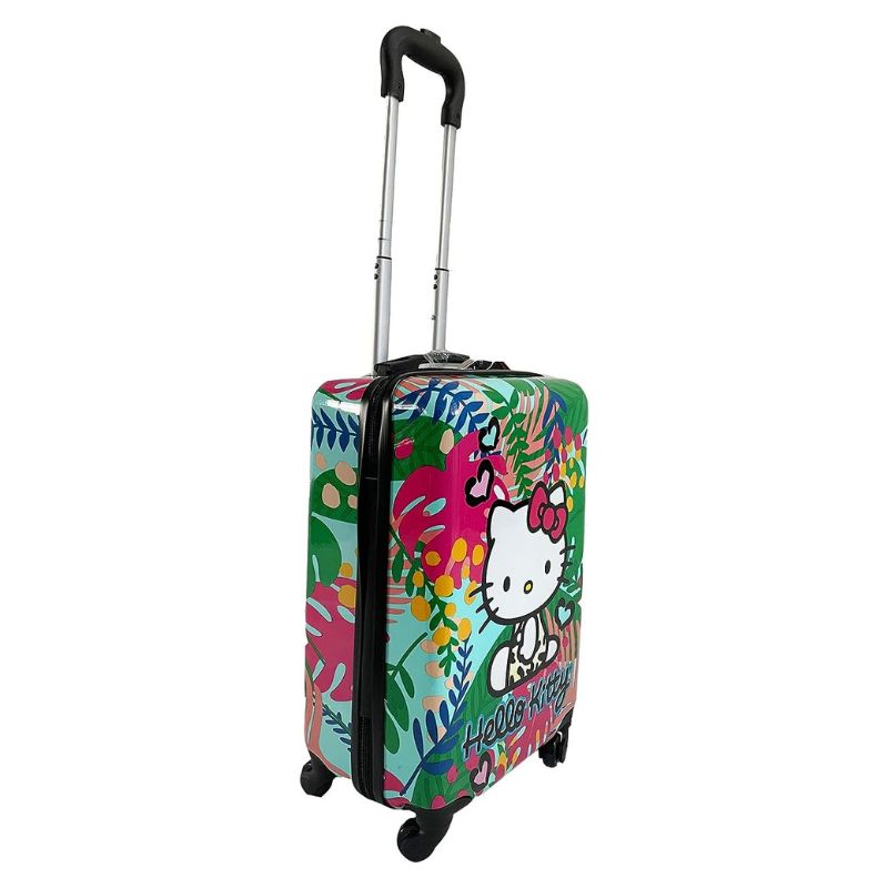 Fast Forward Sanrio Hello Kitty Luggage for Girls, Kid Suitcases for Toddlers, 20 Inch Hard-Sided Tween Spinner Luggage, Kids Carry-On Luggage with Wheels