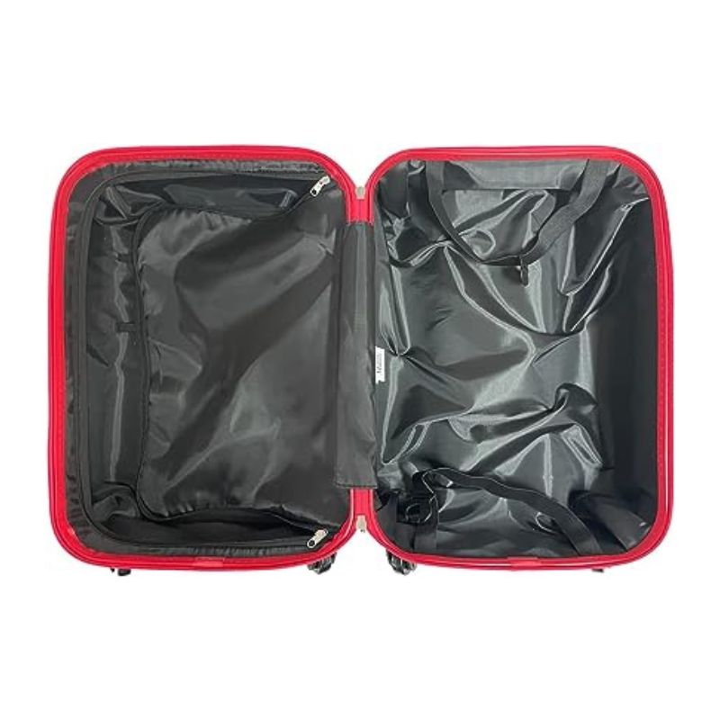 Fast Forward Minnie Mouse Luggage Hard Side Tween Spinner Rolling Suitcase for Kids Carry-On Travel Trolley - 21 Inch