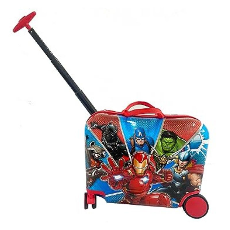 Fast Forward Marvel Heroes Ride on Suitcase for Kids, 18'' Suitcase wi –  Rugs N Linen