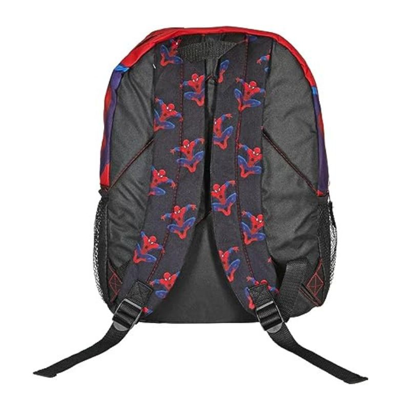 Spider-Man Red All Over Print Backpack for Kids 16" Large Backpack