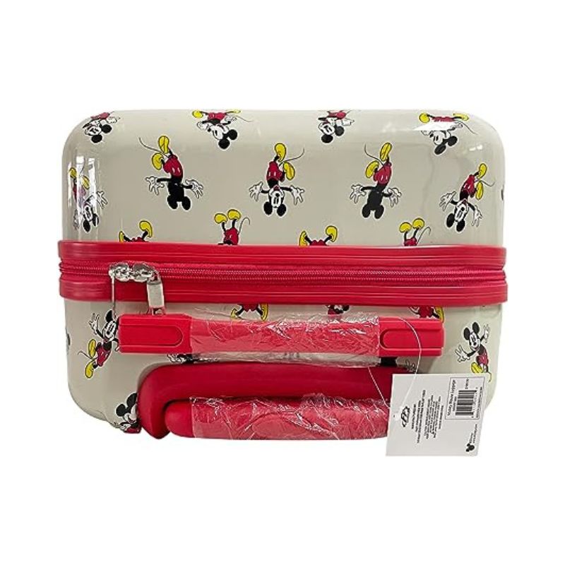 Fast Forward Mickey Mouse Luggage, Kid Suitcases for Toddlers, 21 Inch Hard-Sided Tween Spinner Luggage for Boy, Kids Carry-On Luggage with Wheels