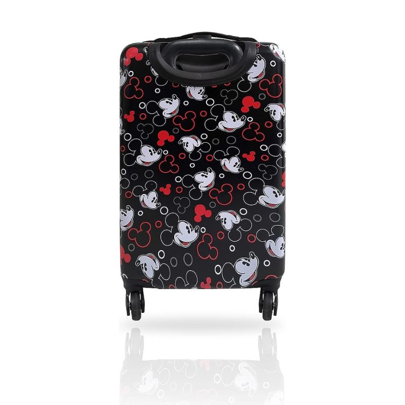 Fast Forward Mickey Mouse Luggage, Kid Suitcases for Toddlers, 20 Inch Hard-Sided Tween Spinner Luggage for Boy, Kids Carry-On Luggage with Wheels