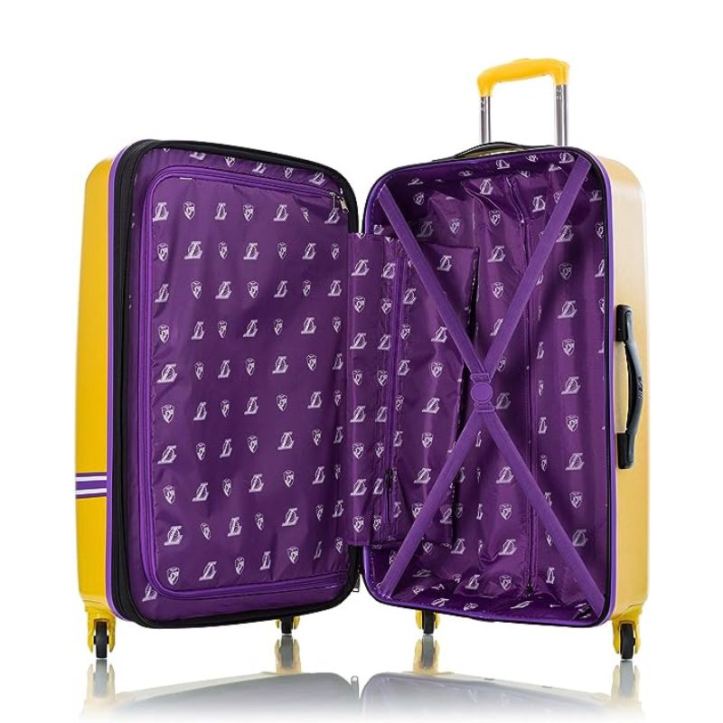 HEYS AMERICA National Basketball Association Officially Licensed Wheeled Luggage Los Angeles Lakers 21", 26"