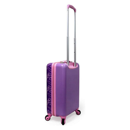 Disney Princess Luggage 20 Inches Hard-Sided Rolling Spinners Carry-On Tween Travel Trolley Suitcase for Kids - Pink