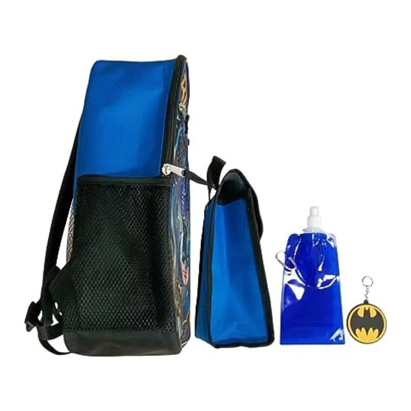 Fast Forward Batman Backpack Large 5 pieces set Lunch Bag