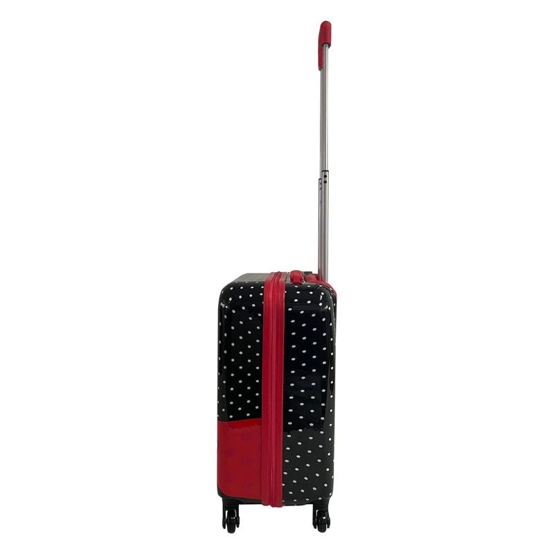 Fast Forward Minnie Mouse Luggage Hard Side Tween Spinner Rolling Suitcase for Kids Carry-On Travel Trolley - 21 Inch