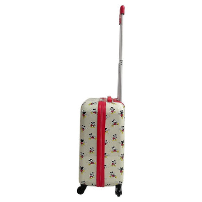 Fast Forward Mickey Mouse Luggage, Kid Suitcases for Toddlers, 21 Inch Hard-Sided Tween Spinner Luggage for Boy, Kids Carry-On Luggage with Wheels
