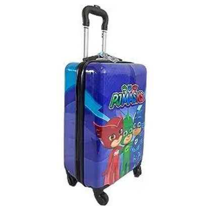 Fast Forward PJ Mask Suitcase for Kids, Kids Luggage for Toddlers, 20 Inch Hard-Sided Tween Spinner Suitcase, PJ Masks Kids Carry-On Luggage with Wheels