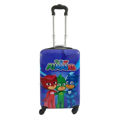 Fast Forward PJ Mask Suitcase for Kids, Kids Luggage for Toddlers, 20 Inch Hard-Sided Tween Spinner Suitcase, PJ Masks Kids Carry-On Luggage with Wheels