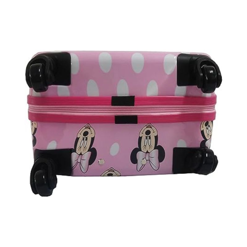 Fast Forward Minnie Mouse 20 Inches Kids Luggage Hardside Tween Spinner Carry-On Rolling Suitcase for Kids