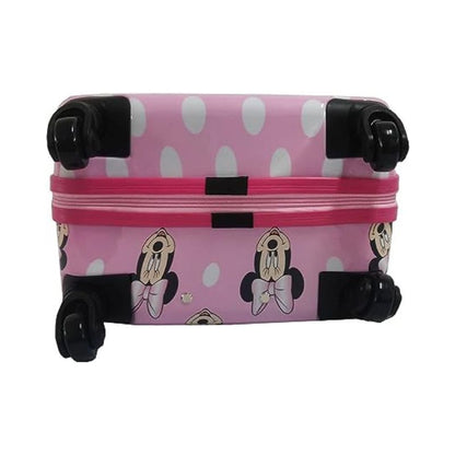 Fast Forward Minnie Mouse 20 Inches Kids Luggage Hardside Tween Spinner Carry-On Rolling Suitcase for Kids
