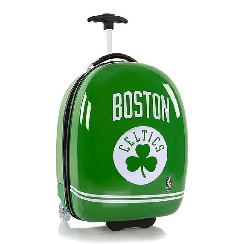 HEYS AMERICA National Basketball Association Officially Licensed Wheeled Luggage Boston Celtics 18-Inch