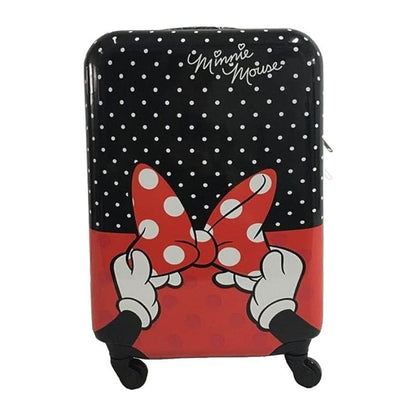 Fast Forward Minnie Mouse Luggage Hard Side Tween Spinner Rolling Suitcase for Kids Carry-On Travel Trolley - 21 Inch