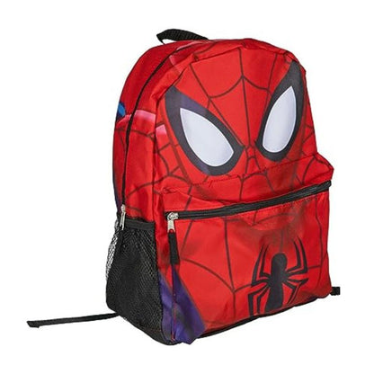 Spider-Man Red All Over Print Backpack for Kids 16" Large Backpack