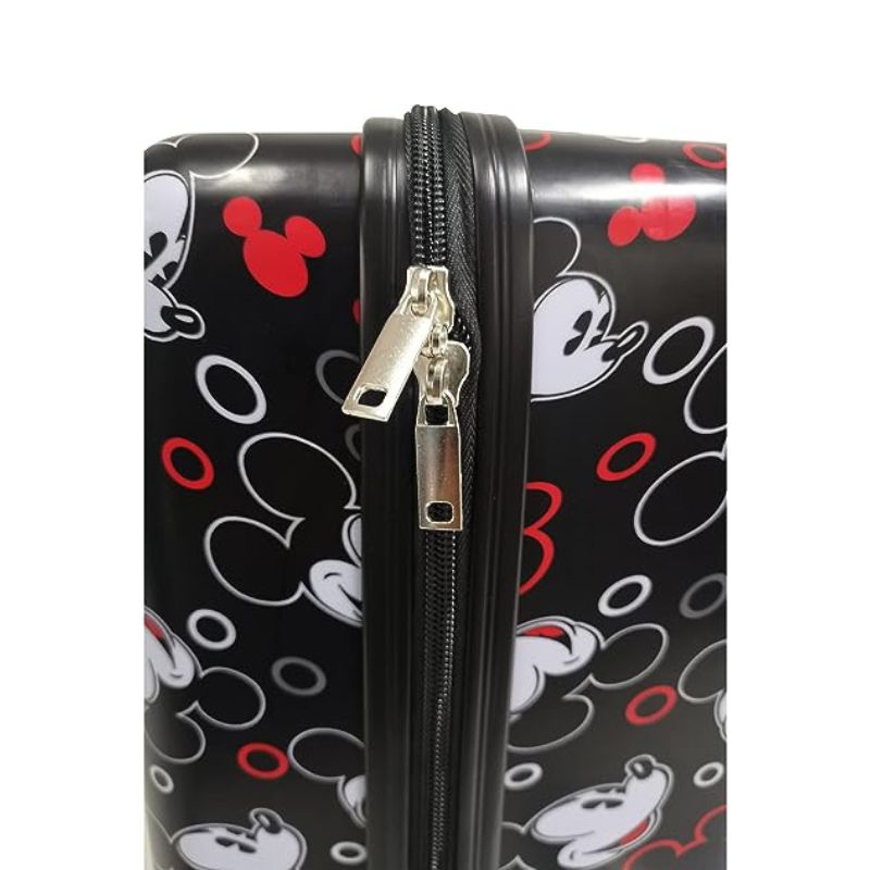 Fast Forward Mickey Mouse Luggage, Kid Suitcases for Toddlers, 20 Inch Hard-Sided Tween Spinner Luggage for Boy, Kids Carry-On Luggage with Wheels