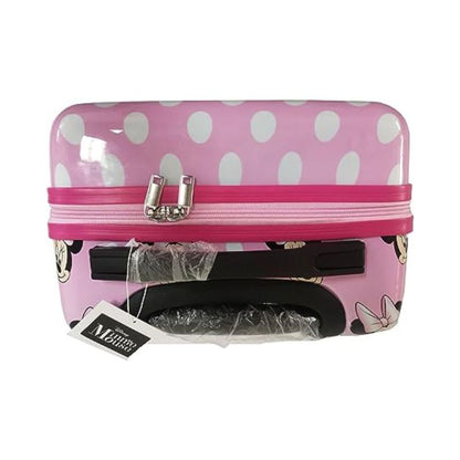 Fast Forward Minnie Mouse 20 Inches Kids Luggage Hardside Tween Spinner Carry-On Rolling Suitcase for Kids