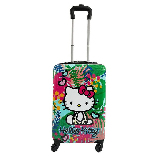Fast Forward Sanrio Hello Kitty Luggage for Girls, Kid Suitcases for Toddlers, 20 Inch Hard-Sided Tween Spinner Luggage, Kids Carry-On Luggage with Wheels