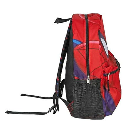 Spider-Man Red All Over Print Backpack for Kids 16" Large Backpack