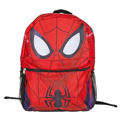 Spider-Man Red All Over Print Backpack for Kids 16" Large Backpack