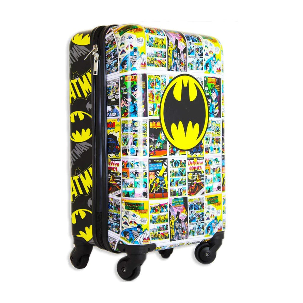 Batman 20 Inches Hard-Sided Tween Spinner Carry-On Luggage for Kids-Multicolor
