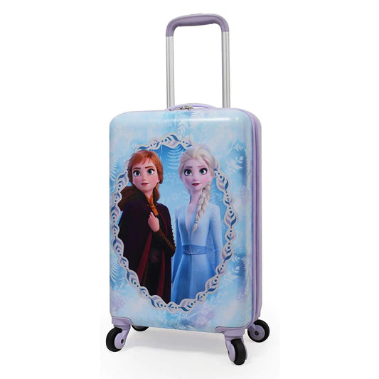Disney Frozen II Anna Elsa Hard Side Tween Spinner Rolling Luggage - 20 Inch